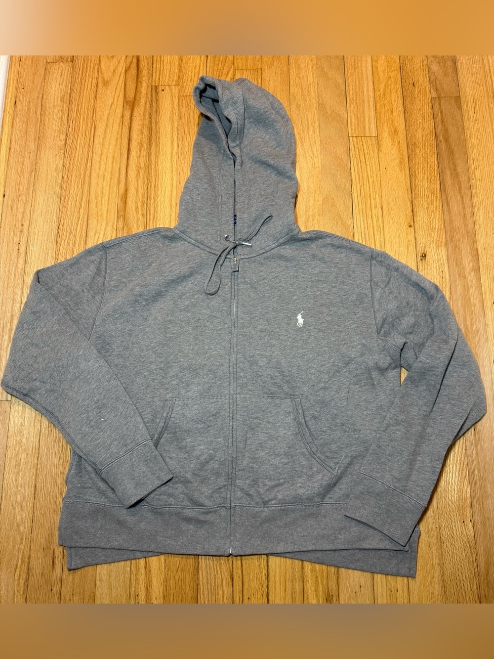 Polo by Ralph Lauren Gray Full-Zip Hoodie